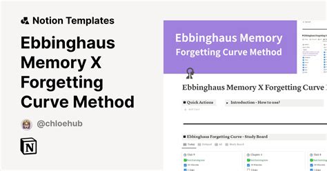 Ebbinghaus Memory X Forgetting Curve Method